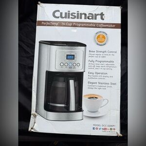Cuisinart 14-Cup Programmable Coffeemaker Stainless Steel
